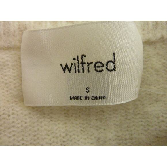 Reformation Wilfred Cashmere Wool Blend Sweater Ivory Beige Heather S - Picture 6 of 7